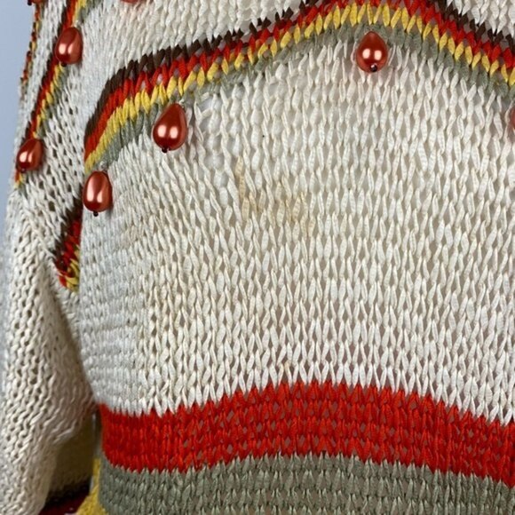 Antonella Ore VTG Womens Sweater 36 EUC 3/4 Sleeve Ladies Made in Italy - Picture 6 of 8